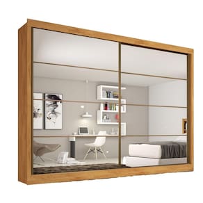 Guarda Roupa Sevilha 2 Portas Com Espelho MDF - MadeMarcs