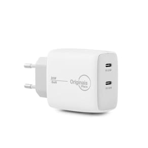 Carregador USB-C GaN, 35W, 2 Entradas, Linha Sampa, Originais iPlace