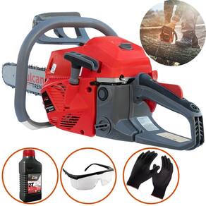 Motosserra Vulcan Trent VSL550P 2T 55cc 3,35HP Profissional a Gasolina + Kit de Acessorios
