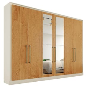 Guarda Roupa Argos 6 Portas Espelhado MDF - MadeMarcs