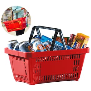 Cesta de Compras Plástica 13 Litros Cestinha de Supermercado Pisani