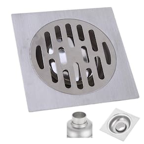 Ralo Aço Inox 10X10 Banheiro Lavabo Casa Jardim Quintal Anti Corrosao Resistente Seguro Higienico
