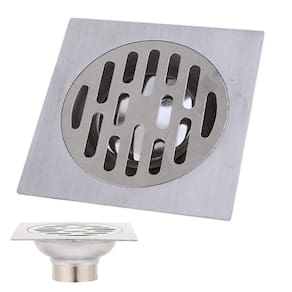 Ralo 10x10 Aço Inox Banheiro Lavabo Varanda Resistente Seguro Higienico Anti Corrosao