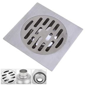 Ralo Inox 10x10 Banheiro Lavabo Resistente Seguro Higienico Varanda Jardim Quintal Duravel