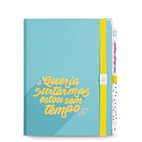 Planner Systemflex Maxi ótima Meu Apartamentinho Azul