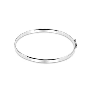 Bracelete Meia Cana em Prata 925