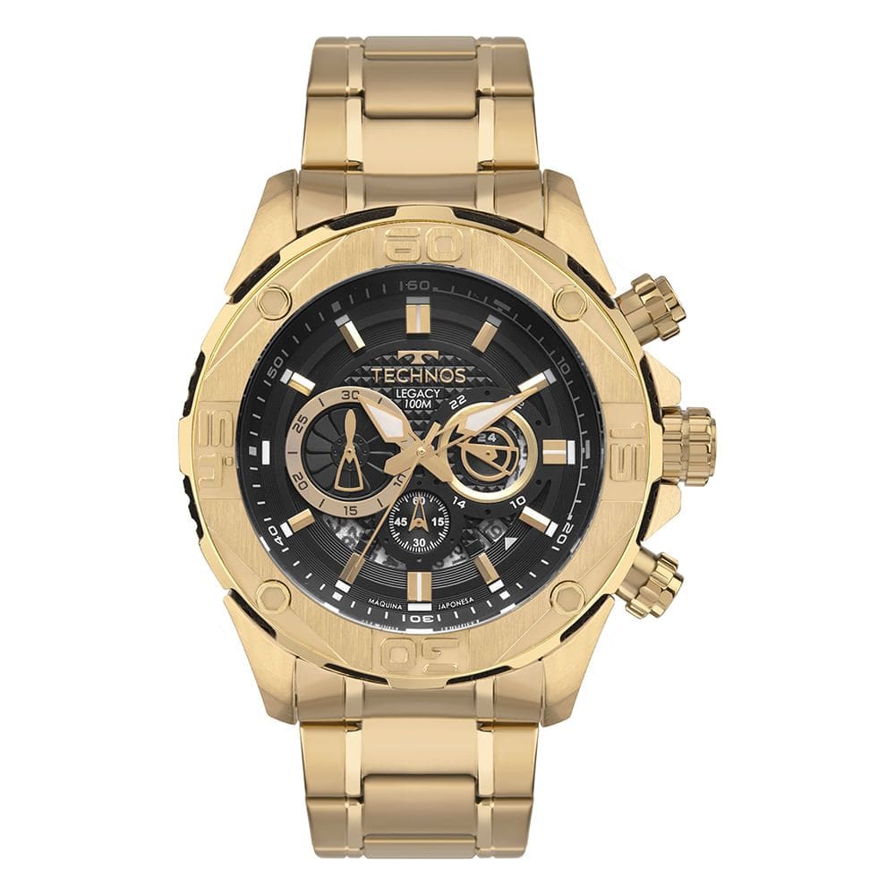 Relógio Technos Masculino Legacy Dourado - JS25BBY/1P