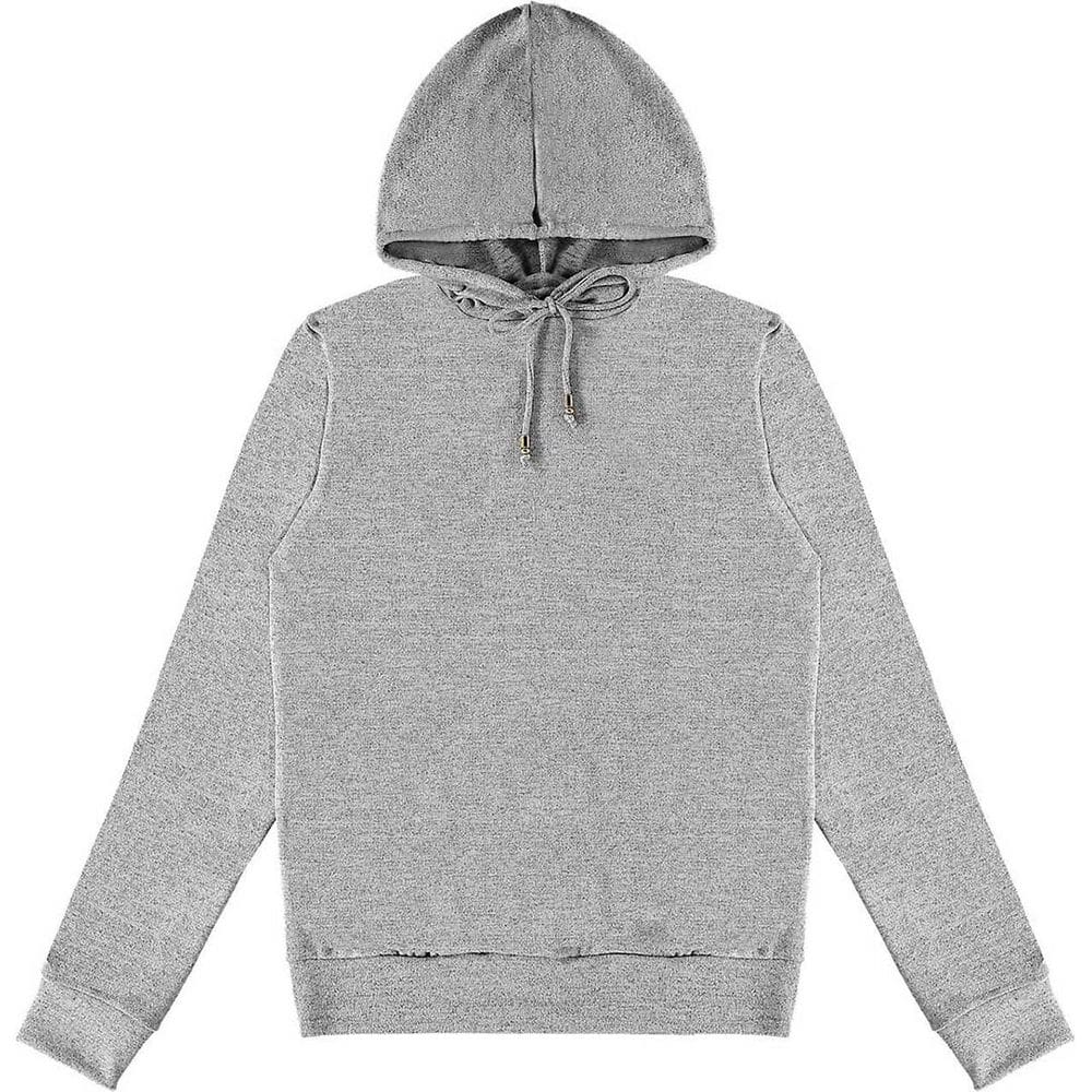 Blusa Feminina Manga Longa Lecimar Lanzinha Capuz