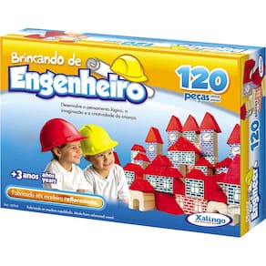 Blocos de Montar 120 Peças Brincando de Engenheiro 5279.8