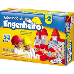 Blocos de Montar 53 Peças Brincando de Engenheiro nº2 5276.5