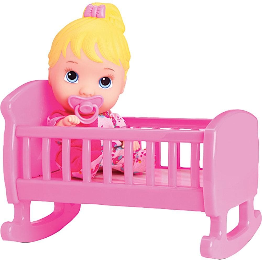 Boneca Little Dolls Divertoys Bercinho 8010