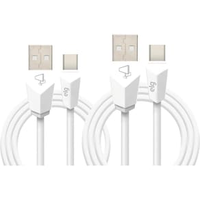 Kit de Cabos Tipo-C ELG 1m+2m Branco