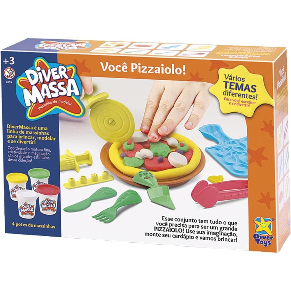 Você Pizzaiolo Divertoys 8059