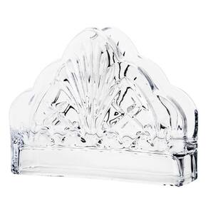Porta Guardanapos De Cristal Dublin Transparente 13cm Lyor