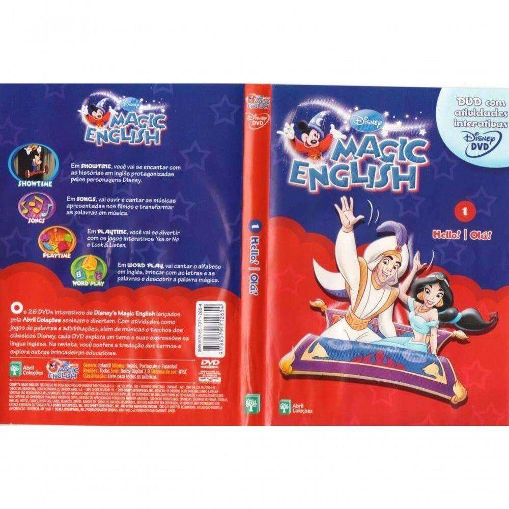 Dvd Disney Magic English Vol 1 - Olá! | Casas Bahia