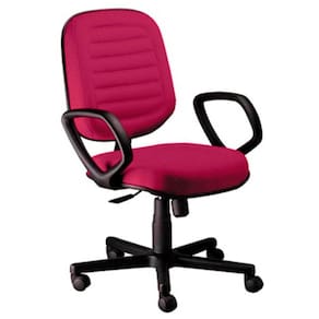 Cadeira Diretor Gomada com Braços Linha Blenda Rosa