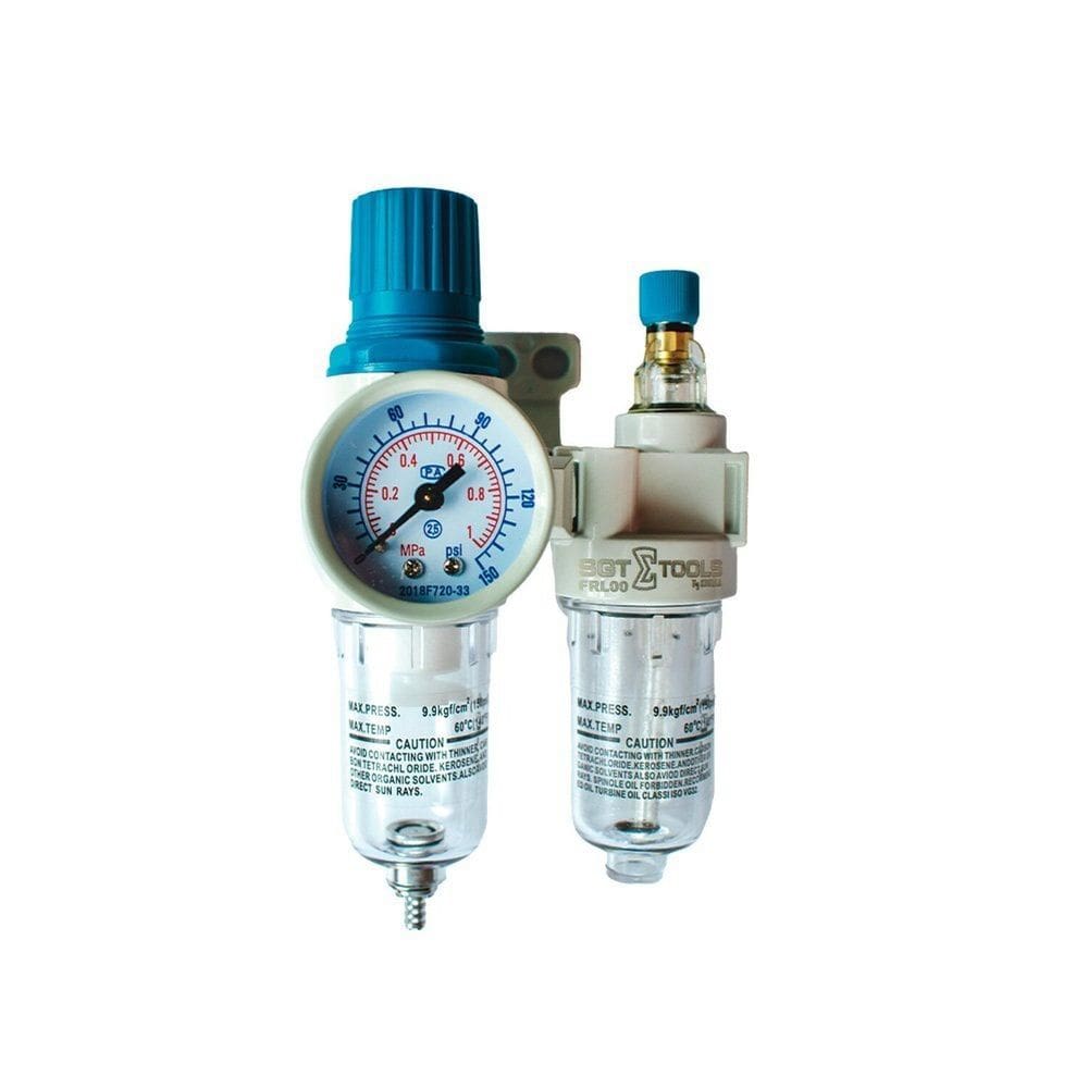 Conjunto Regulador Lubrifil Pequeno 1/4"Profissional