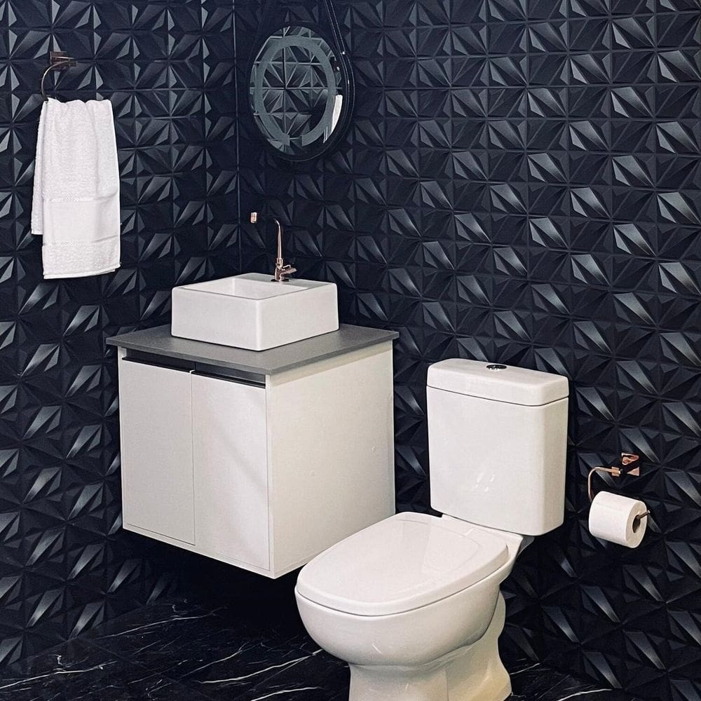 Kit Vaso Sanitário Monaco com Caixa Acoplada Branco
