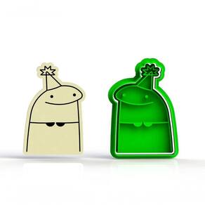 Cortador Flork (Corta E Marca) Aniversário 8 Cm