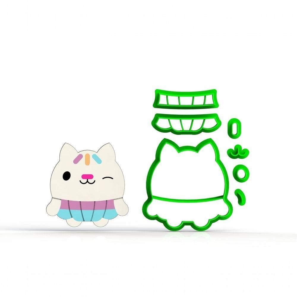 Cortador Casa Mágica Da Gabby - Cakey Cat Tamanho 5 Cm