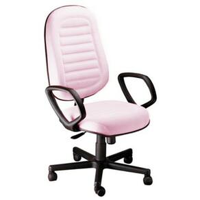 Cadeira Presidente Gomada com Braços Linha Blenda Rosa