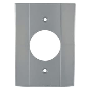 Tampa 1 Posto Redondo Para Conduletes Plastibox