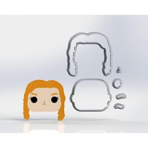 Cortador Stranger Things Max Funko Modular Tamanho 5cm