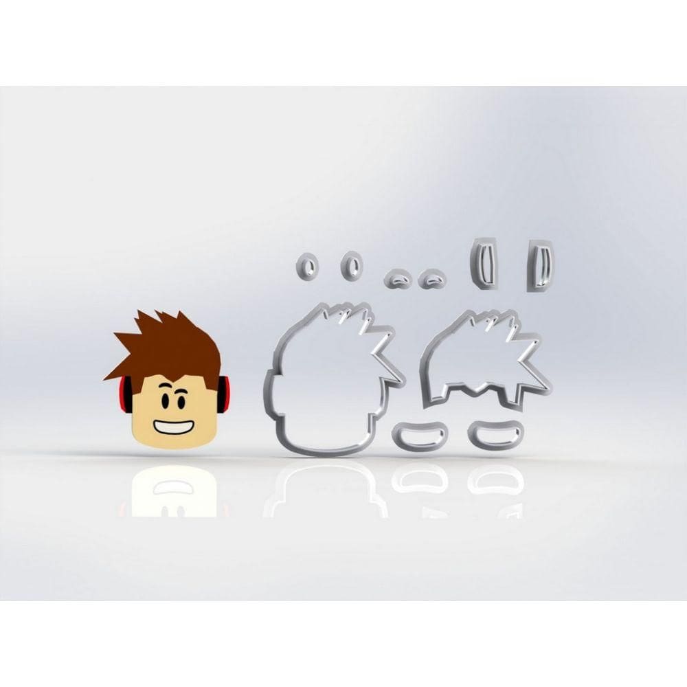Cortador Kit Roblox 3 Modelos Tamanho 5cm