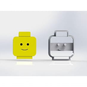 Cortador Lego - Rosto 6 Cm