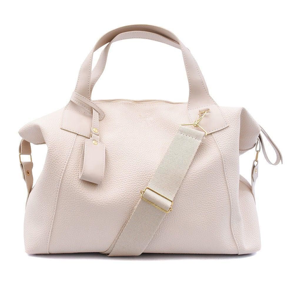 Bolsa Sacola Casual Feminino Com Alça Transversal Zíper Interno E Externo