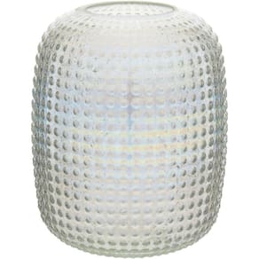 Origan Vaso 19X16X16Cm Vidro Furta-Cor Lustrado