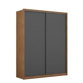 Guarda Roupa Casal épico 2 Portas Demartêz/grafito