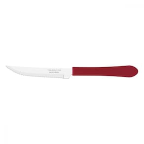 Faca para Churrasco Tramontina Leme Vermelho 4´´