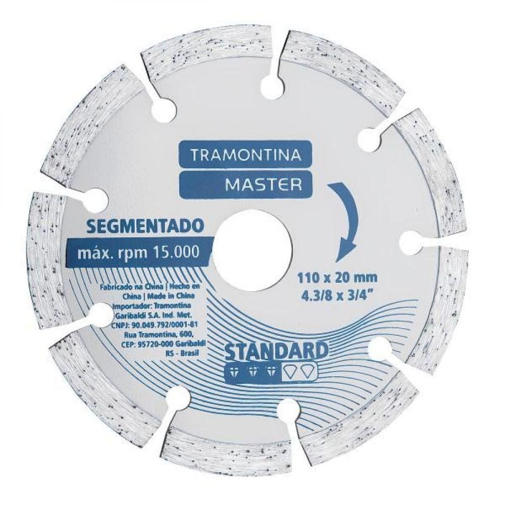 Disco De Corte Diamantado Segmentado 4.3/8´´ Standard
