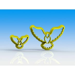 Cortador Kit Pomba Batizado Espirito Santo Tamanho 5cm