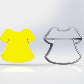 Cortador Magali da MôNica Vestido Tamanho 5cm