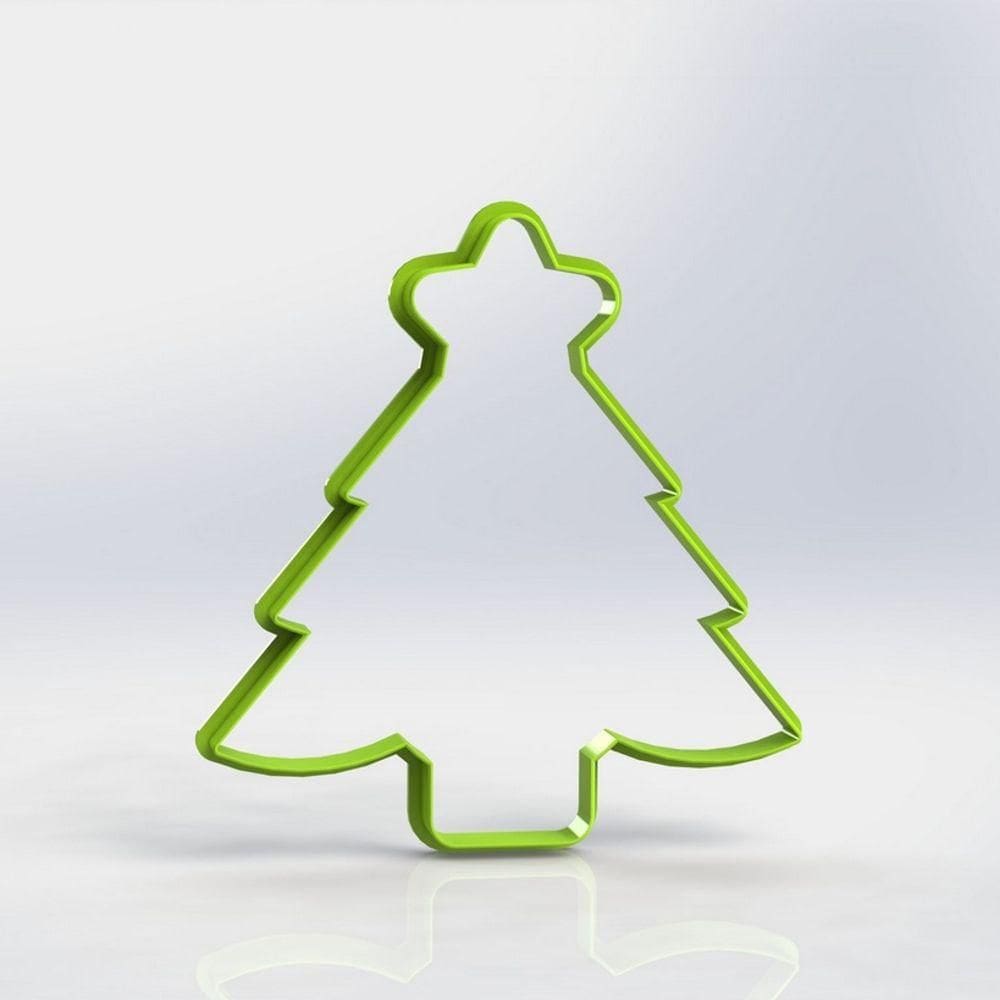 Cortador Natal árvore de Natal Tamanho 5cm