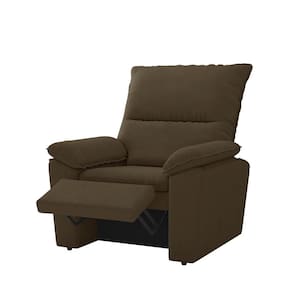 Poltrona do Papai Reclinável para Sala Besthouse Copenhagen Premium Veludo Tabaco