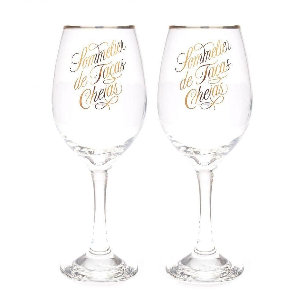 Dupla De Taças De Vinho Sommelier