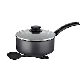 Panela Antiaderente Chumbo 1,4l Com Colher Para Servir Tramontina