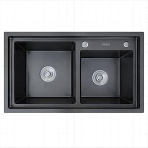 Cuba Gourmet Pisa Para Cozinha Com Acessórios 78x45 Inox 304 Preto Vonu