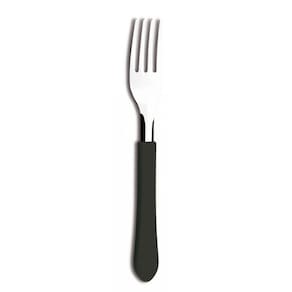 Kit 24 Garfo De Mesa Tramontina Leme Inox Preto
