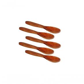 Kit 10 Peças Colher De Pau Madeira Modelo Reforçada 28 Cm