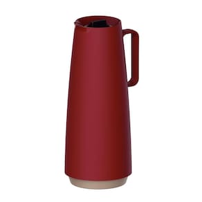 Bule Garrafa Térmica Exata Em Plástico Com Ampola De Vidro 1 L Vermelho - Tramontina 61636106