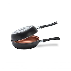 Omeleteira 16 Cm 330 Ml Revestimento Pro-flon Antiaderente Cor Cinza Range Linha Topázio Brinox Cinza