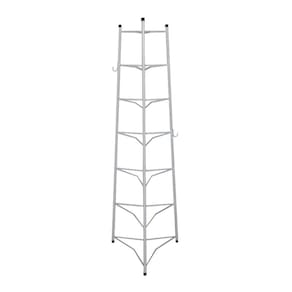 Tripé Porta Panelas Branco 7 Compartimentos 126cm