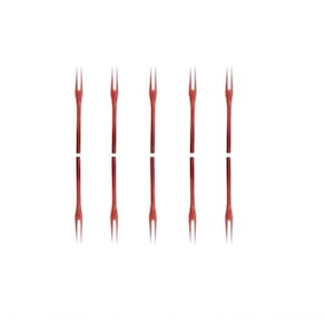 Kit 50 Peças Garfo Petisco Pequeno De Pau Madeira 16 Cm