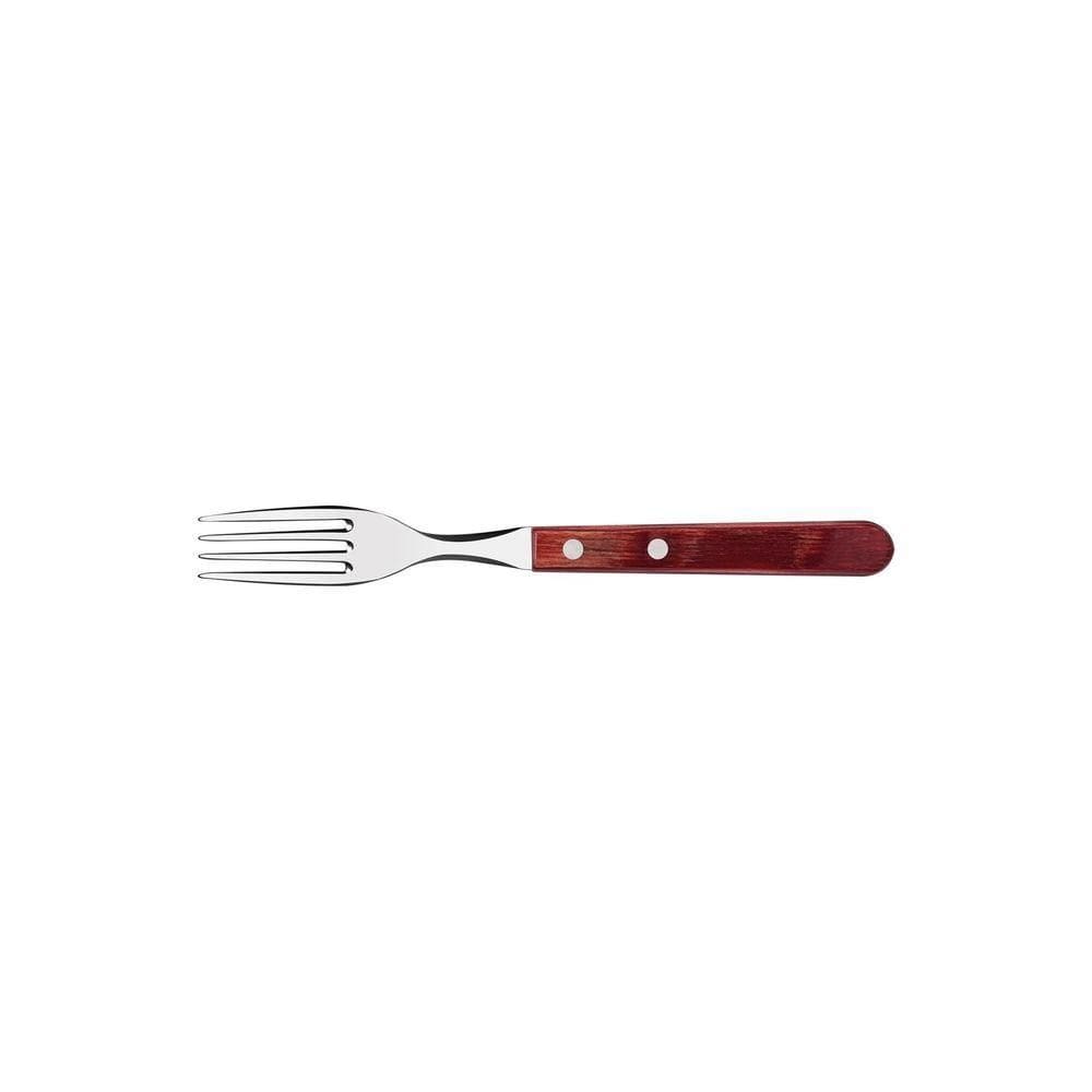 Garfo De Mesa Aço Inox Tramontina Cabo Maderia Polywood Tramontina