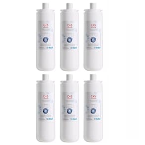 Kit 6 Refil Filtro Purificador Ibbl C+5 Fr600 Expert Evolux Cor Branco