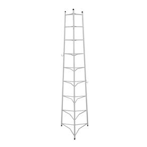 Tripé Porta Panelas Branco 9 Compartimentos 174cm
